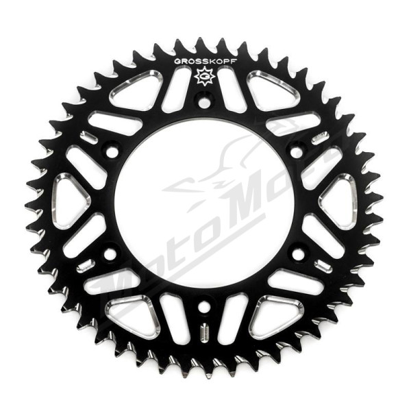 GROSSKOPF Aluminum rear sprocket black T7075 Yamaha YZ / YZF / WRF 99-24