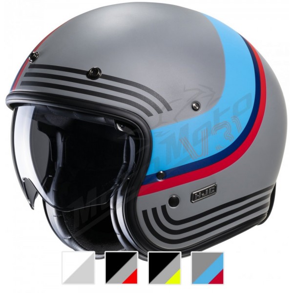 Bell Motorcycle Helmet Custom 500 Carbon Fiberglass DOT Open Face Street  Scooter