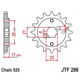 Front sprocket JTF290