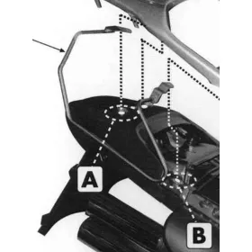 KAPPA side bag rack Honda XL 650V Transalp 00-07