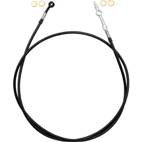 FAT BAGGERS INC. EZ Install Brake Line Black 152,5cm Harley Davidson FLHR / FLHRC / FLTRX / FLTRXSE2 1584-1800cc 08-13