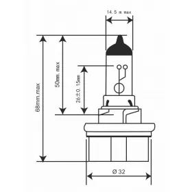 Light bulb HS5 12V/35-30W