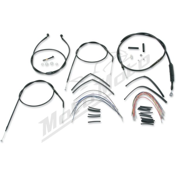 BURLY BRAND Ape Hangers handlebars Cables / Lines Extension Kit Harley Davidson XL 883-1200cc 1997-2003