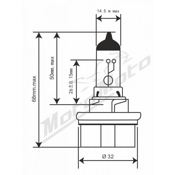 Light bulb HS5 12V/35-30W