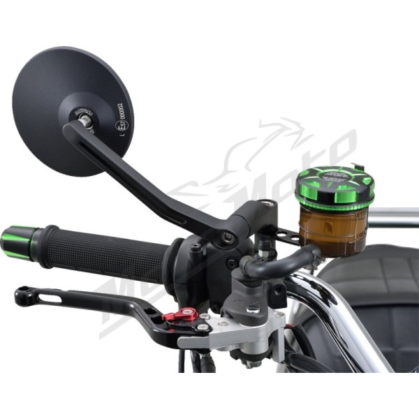 DAYTONA D-MIRROR-3 ROUND ROD Universal mirror M10 black 1pc