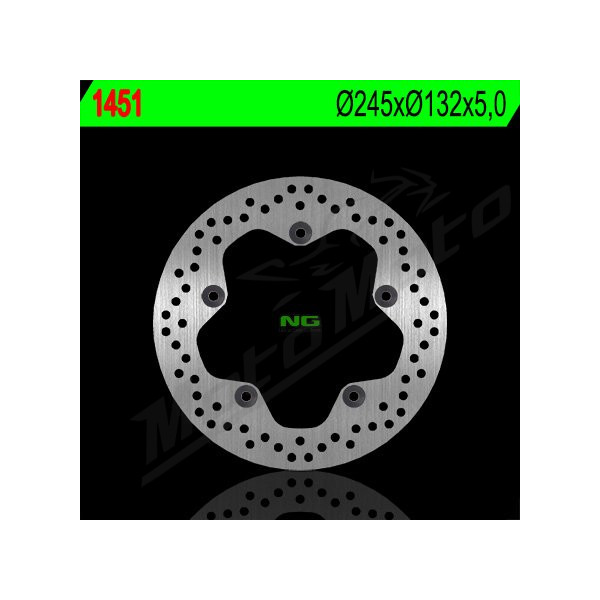 NG BRAKES Rear Fixed Brake Disc 245mm Yamaha MT / Tracer / XSR 700-900cc 13-25