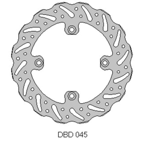 Delta braking rear brake disc (260x120,3x4mm) Beta RR 250-525 05-12
