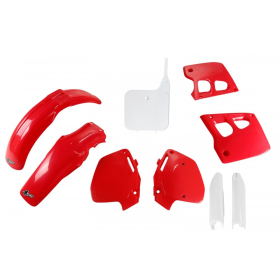 UFO Plastic set with fork guards Honda CR 125-250 90-92