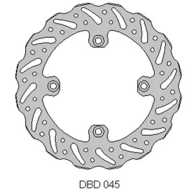Delta braking rear brake disc (260x120,3x4mm) Beta RR 250-525 05-12