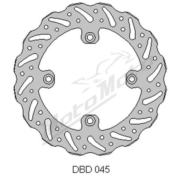 Delta braking rear brake disc (260x120,3x4mm) Beta RR 250-525 05-12