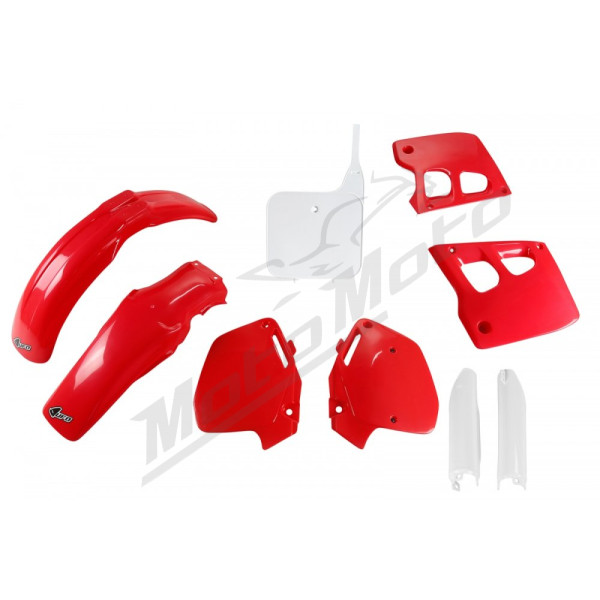UFO Plastic set with fork guards Honda CR 125-250 90-92