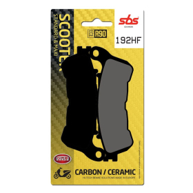 SBS 192HF Street Ceramic Organic Brake Pads Honda / Suzuki 125-600cc 05-20
