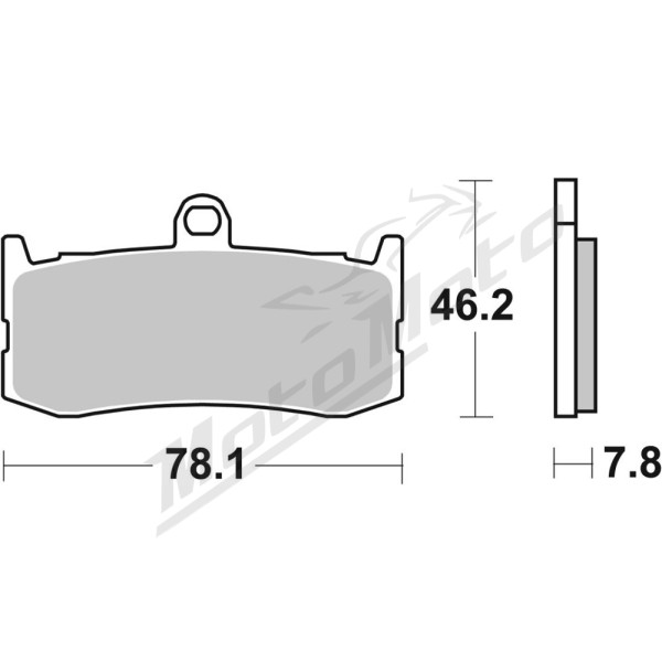 SBS RST 864RST Brake Pads Triumph Daytona 675cc 09-16