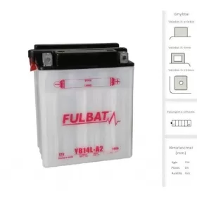 FULBAT  Akumuliatorius 14 Ah 175 12V YB14L-A2 (FB14L-A2)