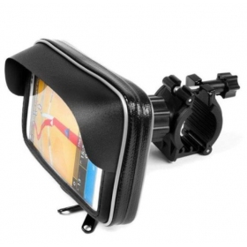 PHONE HOLDER WITH SUN VISOR 4RIDE 155x77x20 (FASTENING ON HANDLEBAR)