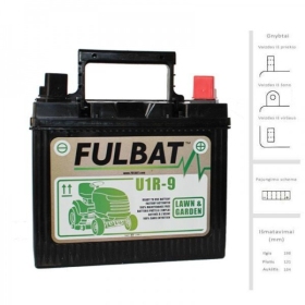 FULBAT Accumulator 28 Ah 200 A EN 12V U1R-9