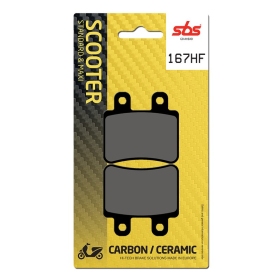 Sbs Brakepads 167HF Ceramic Derbi / Italjet / Linhai / Peugeot / Rieju / Yamaha