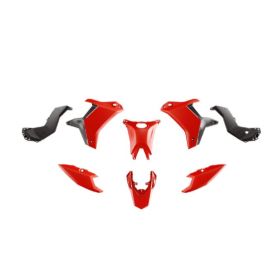 Racetech Plastic Set YAMAHA TENERE 700 25-26 Black/Red