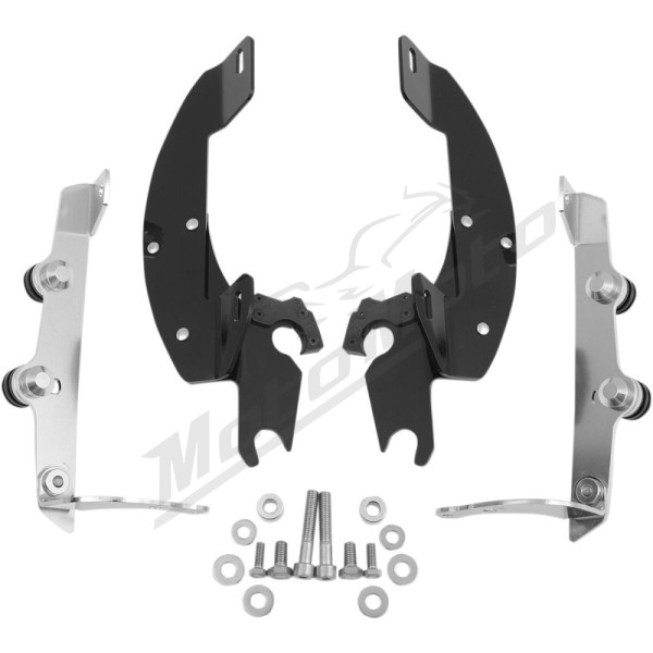MEMPHIS SHADES METRIC Windshield Trigger-Lock Complete Mount Kit Honda VT 750 04-24