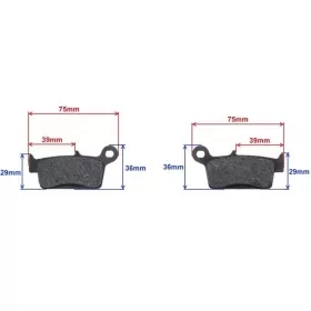 Brake pads MAXTUNED FT3087 / MCB665 STANDARD