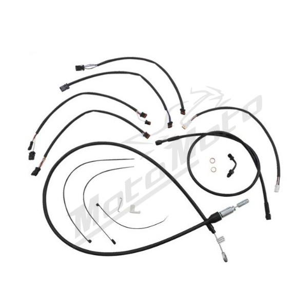 MAGNUM SHIELDING XR Handlebar Installation Kit Black 38/43cm Harley Davidson FLDE / FLFB / FLFBS / FXBBS / FXST 1750/1923 18-24