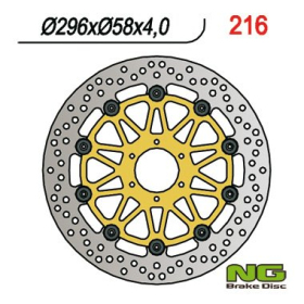 NG BRAKES Front Floating Brake Disc 296mm Honda CBR / VFR 400-1000cc 87-06