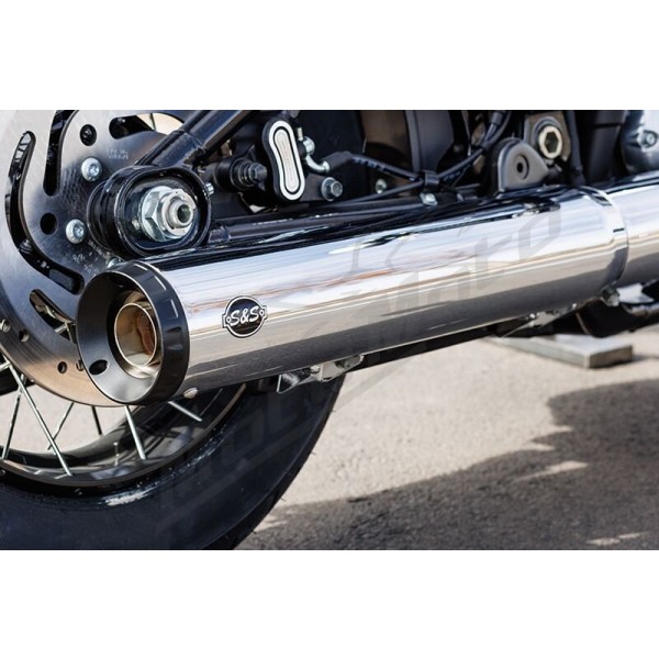 S&S CYCLE Grand National Slip-On Muffler Harley Davidson FLHCS / FXBB / FXLRS / FXLRST 1923cc 25