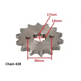 Front sprocket ATV CAB 110