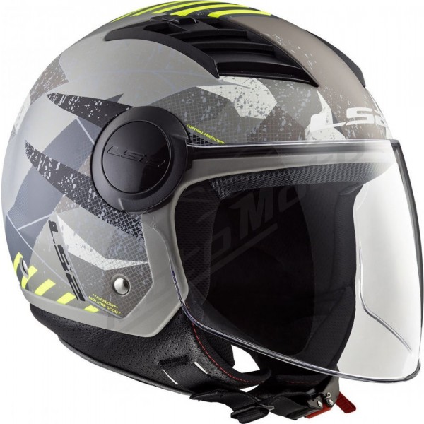 LS2 OF562 Airflow Camo OPEN FACE HELMET