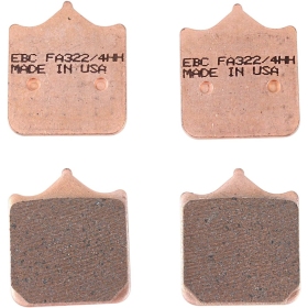 EBC Sintered "HH" Brake Pads APPRILIA / BENELLI / BIMOTA / CAGIVA / DERBI / DUCATI / HUSQVARNA / KTM /SWM / TM RACING / TRIUMPH / VOXAN 125-1200cc 01->