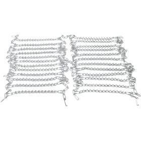 MOOSE OFFROAD- SNOW V-Bar Tire Chains 2pcs. Honda / Kawasaki / Polaris / Suzuki / Yamaha 250-660cc 85-06