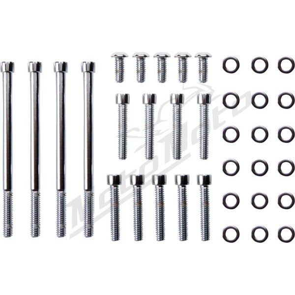 GARDNER-WESTCOTT Primary and Derby Cover Bolt Kit Harley Davidson FLD / FLS / FLSS 1450-1800cc 06-17