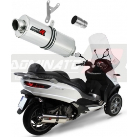 Exhaust silencer Dominator OVAL PIAGGIO MP3 500 / 500 LT 2008-2020