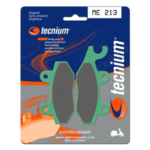 TECNIUM Scooter Organic Brake pads Kymco / Piaggio / Vespa / Peugeot / Aprilia 50/300 67-25