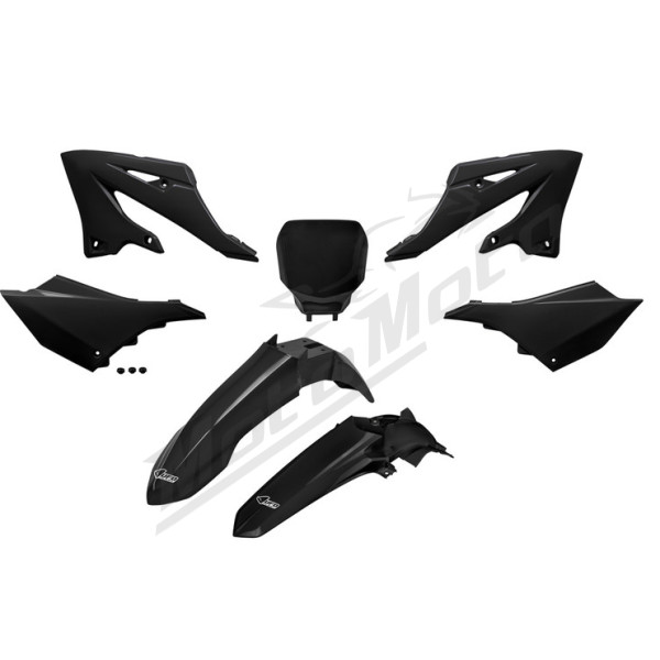 UFO Plastikų kompl. juodas Yamaha YZ 125-250 22-25