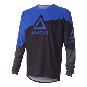 Off Road Jersey AMOQ Ascent Strive Jersey Black/Blue