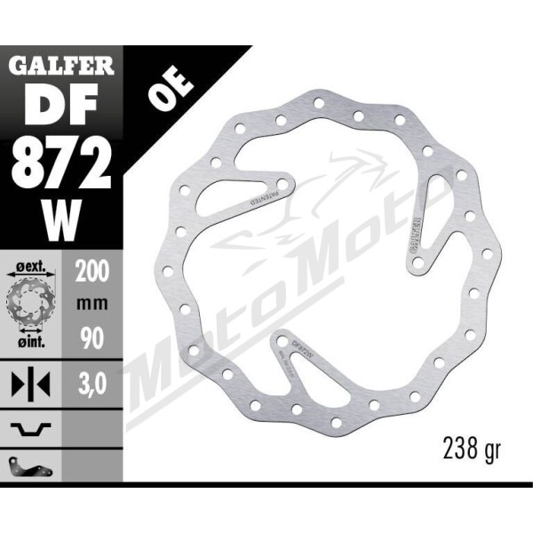 GALFER Wave® Front Brake Rotor Husqvarna CR 65cc 11-13