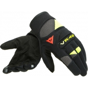 Dainese VR46 Curb Perforated textile gloves