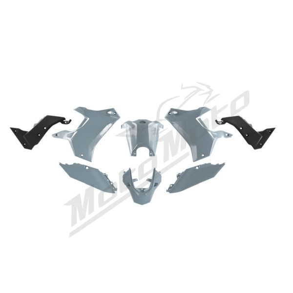 Racetech plastikų kompl. Yamaha Tenere 700 19-24 Pilka / Juoda