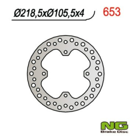 NG BRAKES Rear Fixed Brake Disc 219mm Polaris Ranger / Sportsman 500-800cc 96-07