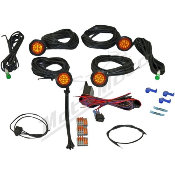 CUSTOM DYNAMICS Universalus LED posūkio signalų rinkinys