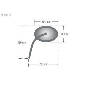 SHIN YO Chopper Mirror 1pc