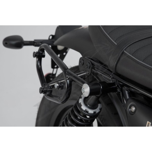 SW-MOTECH Legend Gear LC2 Side Bag System Brown Edition Moto Guzzi V9 Bobber / Roamer 16-24