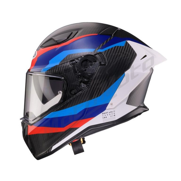 Helmet Caberg Drift Evo II Carbon Msport Black/Blue/Red