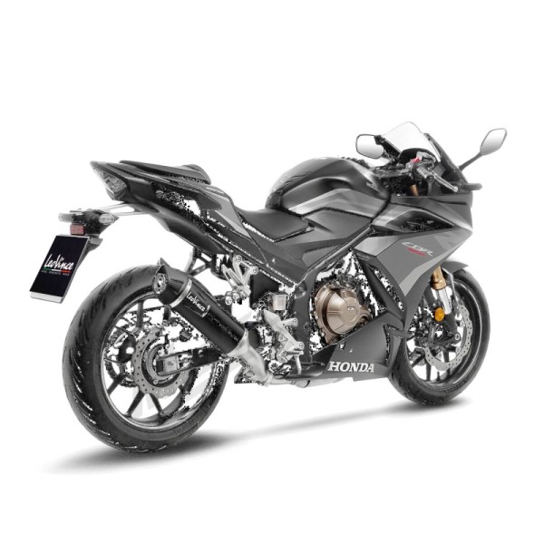 LEOVINCE Nero Slip-On Muffler - Stainless Steel HONDA CB 500F 19-24/CBR 500R 19-23