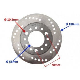 Front brake disc JONWAY SHOTGUN Ø180mm