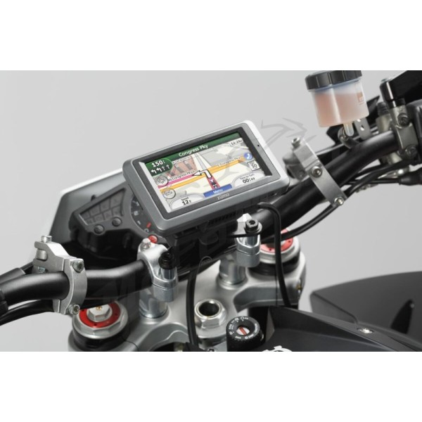 SW-MOTECH Handlebar GPS Mount BMW / Ducati / Husqvarna / Kawasaki / KTM / Suzuki / Triumph / Yamaha 125-1200 05-26
