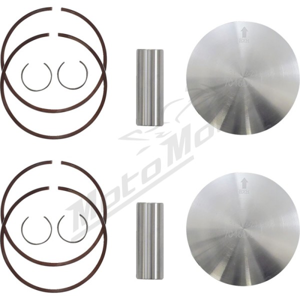 WOSSNER 2T Piston Kit 76,37mm Ski Doo Expedition / GSX / GTX / Legend / MX-Z / Skandic / Summit 800cc 05-08