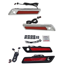 CUSTOM DYNAMICS Saddlebag Latch Dual Color Accent Lights Harley Davidson FLH / FLHR / FLHRC / FLHRXS 1690-1977cc 14-24