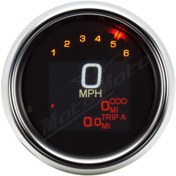 DAKOTA DIGITAL MLX - 3000 Series Gauge Harley Davidson FLD / FLDE / FLFB 1584-1800cc 11-24
